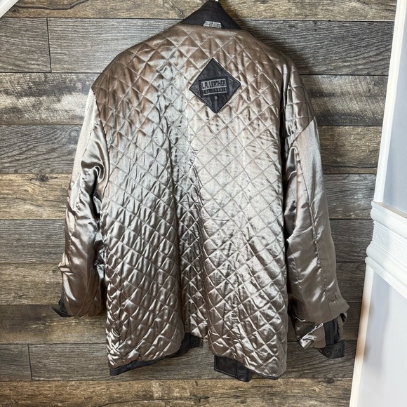 Men’s LA Leather Black Coat Size 2XL Mid Length Excellent Condition - Picture 9 of 13